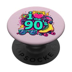 Vintage 90s Party Outfit Men Women Eighties I Love The 90s PopSockets Adhesive PopGrip