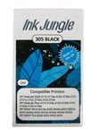 2x Refilled 305 Black Ink Cartridges For HP ENVY 6010 Printer 3YM61AE