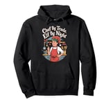 Christmas Chef By Trade Elf By Night Pullover Hoodie