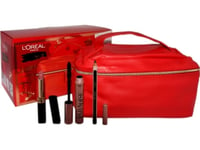 L Oreal L~Oreal Set (Mascara Lash Paradise Intense Black + Le Khol Midnight Black 101 + Rossetto Matte Intense Volume 640 + Cosmetic Bag)