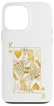 Coque pour iPhone 13 Pro Max Cartes de poker Lucky Knight King of Hearts Game Casino