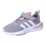 adidas Unisex Racer TR23 Shoes Kids Running, Glory Grey/Pink Spark/core Black, 11.5 UK