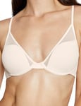 Pepper Underwire Bra | Classic All You Bra Underwire Bras for Women with Soft Fabric, Ultra Comfy Bra Without Gaps, (30A-40B), Ecru, 34AA