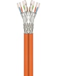 CAT 7A Duplex network cable S/FTP (PiMF) orange.