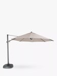 KETTLER 3.5m Freestanding Arm LED Light & Wireless Speaker Parasol