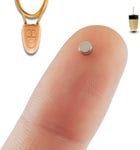 Oreillette Espion Bluetooth Ecouteur Mini Invisible pour Examen Nano Caché Telephone Microphone - Casque sans Fil Discrete Ecoute à Distance (Oreillette Espion Nano V4 + Vip Pro SuperMini)