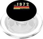 EST - 1972 - True Classic - Vintage Retro Aesthetic Birthday PopSockets PopGrip for MagSafe