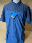 Columbia Silver Ridge  Blocked Short Sleeve Men's Shirt -XL