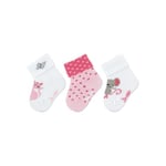 Sterntaler Baby strumpor 3-paket Cat White