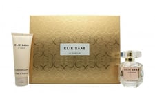 ELIE SAAB LE PARFUM GIFT SET 50ML EDP + 75ML BODY LOTION - WOMEN'S FOR HER. NEW