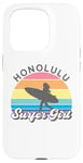 Coque pour iPhone 15 Pro Honolulu Surfer Girl Hawaii Hawaii Surf Beach Cute