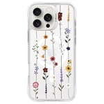 CYRILL by Spigen UltraSheer Mag Case Compatible with iPhone 16 Pro [Compatible with MagSafe] (2024) - Flower Garden