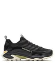 Merrell Mens Moab Speed 2 Hiking Shoes - Black, Black, Size 10, Men