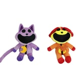 2-pack plyschset - Poppy Playtime Chapter 3 Smiling Critters CatNap plysch och DogDay plysch för barn och vuxna