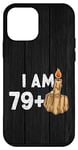 iPhone 12 mini 79 Plus One Middle Finger - 80th Birthday Case