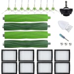 Lot de 21 pièces de rechange compatibles avec Irobot Roomba E5 E6 I6 I6+ I4 I4+ I7 I7+ I8+ Plus Plus Filtre Hepa Bru Roller Accessoires de