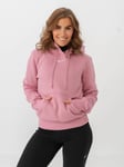 Nike Pheonix Fleece Standard Pullover Hoodie - Dame - Rosa - S