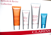 CLARINS Gift Set Beauty Flash Balm Moisture-Rich Body Lotion One-Step Cleanser