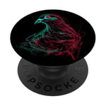 Oiseau pigeon PopSockets PopGrip Interchangeable