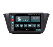 Jf Sound car audio system Radio de Voiture sur Mesure pour Iveco Daily Android GPS Bluetooth WiFi USB Full HD Touchscreen Display 9" Easyconnect Processour 8core Commandes Vocales JF-139ID-X9 Noir