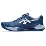 Asics Homme Gel-Challenger 14 Clay Sneaker, Mako Bleu Blanc, 43.5 EU