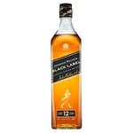 Johnnie Walker Black Label | Blended Scotch Whisky | 40% vol | 70cl | Layers of Smooth Flavour | Toffee | Fruit | Vanilla & Smoke | Classic Scottish Whisky to Sip Neat or in Drinks