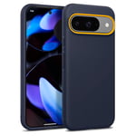 Caseology Nano Pop for Google Pixel 9 / Pixel 9 Pro Case, [Soft & Dust Free Material] [Military Grade Drop Protection] Side Grip Patterns Case Cover for Google Pixel 9 / Pixel 9 Pro - Blueberry Navy