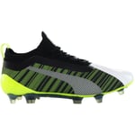 Puma One 5.1 FG/AG Mens Black/Green Football Boots - Size UK 7.5