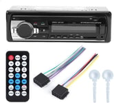 Autoradio avec Bluetooth Universal12V LCD Voiture Bluetooth Mains Libres MP3 Lecteur de Musique stéréo USB AUX Radio unité Principale(Q260)