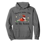 There's Some Hos In The House Funny Christmas Santa Claus Pullover Hoodie