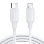 Kabel Lightning Type-C 20W 0,25m Joyroom S-CL020A9 (vit)