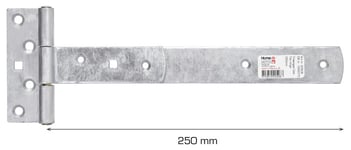 T-hengsel galvanisert 250 mm