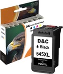 545XL Cartouche d'encre remanufacturée PG-545XL pour Canon Pixma TS3150 MX495 MG2950 iP2850 MG3050 MG3051 MG2450 MG2550 MG2550S MG2555S(1 x Noir)(Q768)