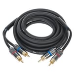 MDS RCAx5 XTR RCA parikaapeli 2 x uros –