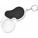 Linghhang - 1 loupe led à 5 compartiments - Loupe portative - Loupe portable - Loupe hd avec lentille à rabat de 45 mm de diamètre - Convient pour