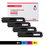 NOPAN-INK - Toner x4 TN-321 (TN321) Noir + Cyan + Magenta + Jaune compatible pour Konica Minolta Bizhub C224 C224 e C284 C2