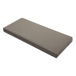 Classic Accessories Ravenna Housse de Coussin et Mousse pour Banc de Patio – Coussin d'extérieur Durable – Taupe foncé, 121,9 x 45,7 x 7,6 cm (l x P x H)