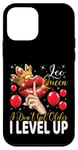 Coque pour iPhone 12 mini Leo Queen Je ne vieillis pas, je passe au niveau supérieur, Birthday Queen