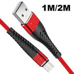 Heavy Duty USB C Charger Cable 2M Type C Charging Cable for HUAWEI