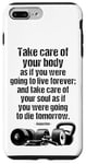 iPhone 7 Plus/8 Plus Motivational Gym Quote Care For Body & Soul Fitness Training Case