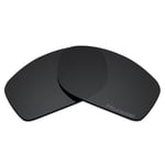 Hawkry SaltWater Proof Stealth Black Replacement Lenses for-Oakley Fives Squared