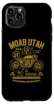 Coque pour iPhone 11 Pro Moab Utah Route U-128 Colorado River Retro Moto Design