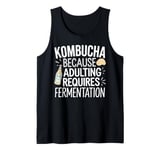 Mens Kombucha Tea Brewing Fermentation Brew Kombucha Tank Top