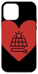 Coque pour iPhone 12 mini Panneau Solaire En Forme De Coeur Symbole De L'amour