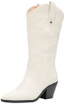 Rocket Dog Women's Feria Western Boot, Bone, 7 UK