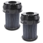 2 Cartridge Filter for Bosch BGS 6-220GB Serie 01 GS-60 power 62232/01 62232