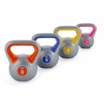 York Vinyl Kettlebell Set Home Gym Weight Lifting Training Men Women 2,4,6,8kg