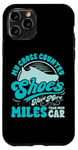 Coque pour iPhone 11 Pro Mes chaussures de cross-country ont plus de milles pour