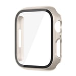 Glas+ Cover För Apple Watch case 9 8 7 6 SE 5 iWatch Tillbehör Skärmskydd Apple Watch Series 45mm 41mm 44mm 40mm 42mm 38mm starlight starlight starlight 38mm series 321