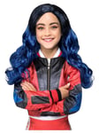 Child Official Disney Descendants Evie Blue Ombre  Wavey Curls Wig